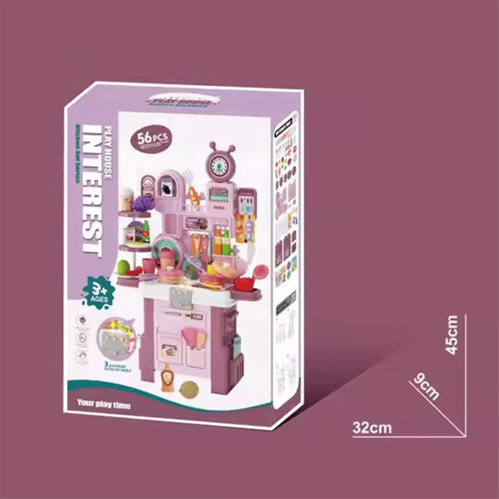 Kitchen Play Set W/ Light & Music - 688-232A
