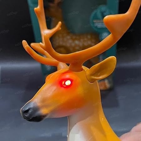 B/o Sika Deer W/ Light& Music 333-54