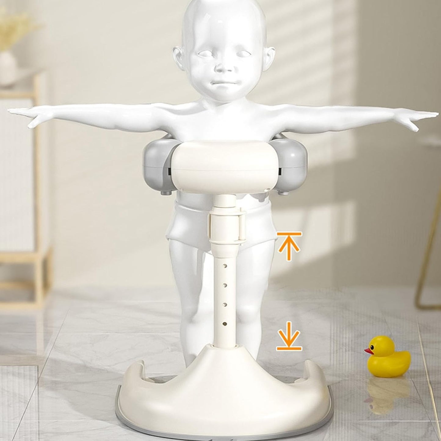Shower Stand Bather for Baby Foldable Adjustable - Imported - BZ-6050