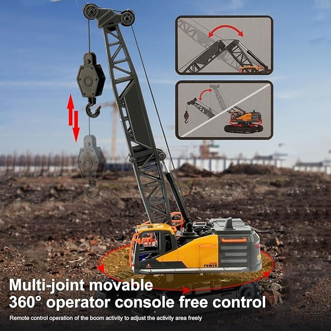 1:24 R/c Construction Car W/Battery & Usb Line(11ch)-Z6824A