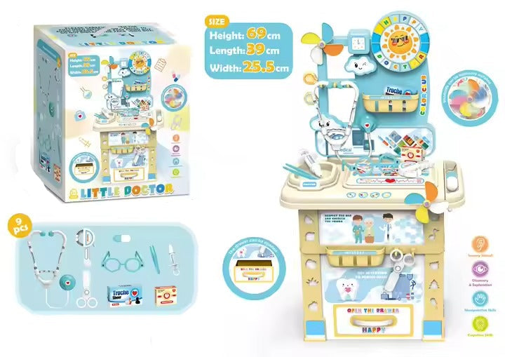Doctor Play Set (Blue)-669H-1