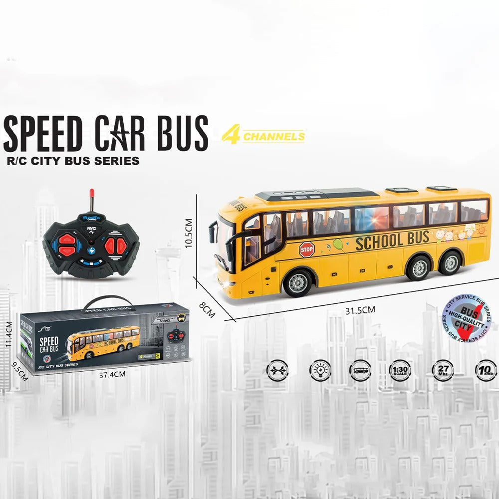 Premium RC School Bus For Kids - QH866-1D