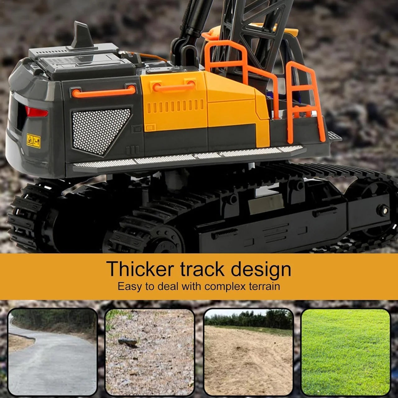 1:24 R/c Construction Car W/Battery & Usb Line(11ch)-Z6824A