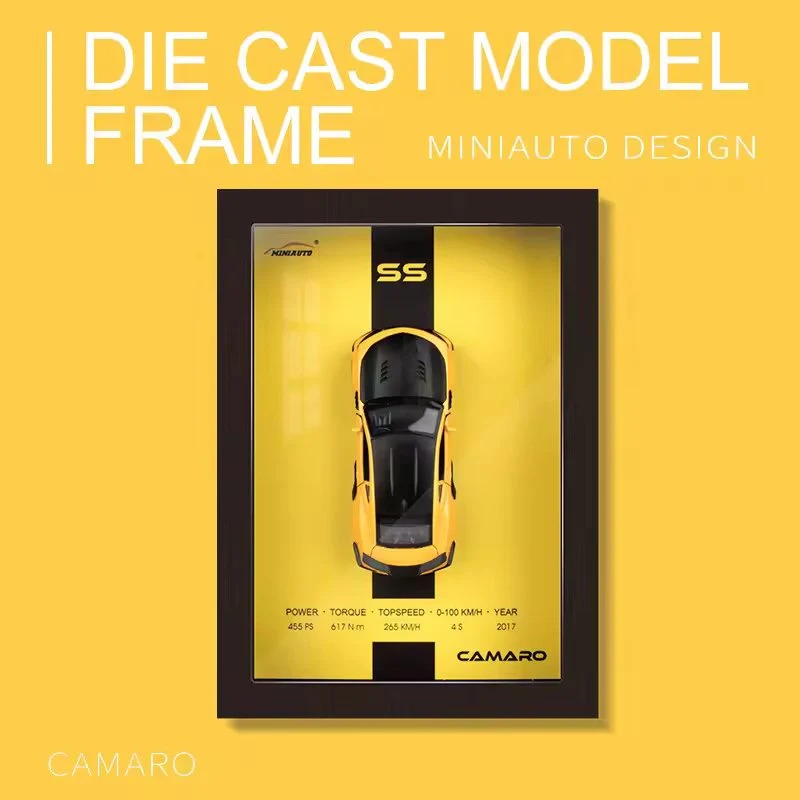 1:32 Camaro-3D Metal Framed DEI Cast Model - 8020A