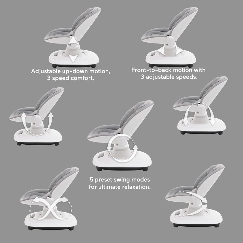 Mastela Baby Electric Rocking Chair Bed Coaxing Artifact for Newborn