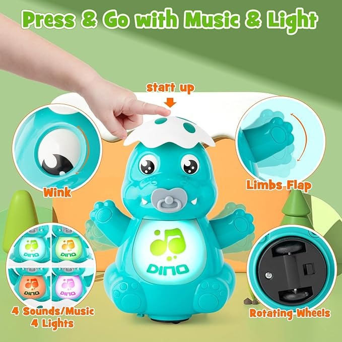 Cute Dinosaur W/ Light & Music - LG188229