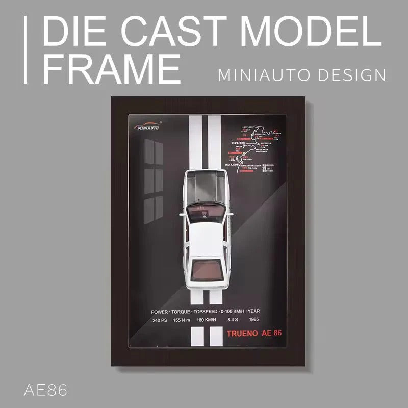 1:32 AE86-3D Metal Framed DEI Cast Model - 8017A