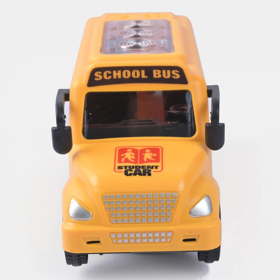 School Bus W/ Light & Music - A422-1Y