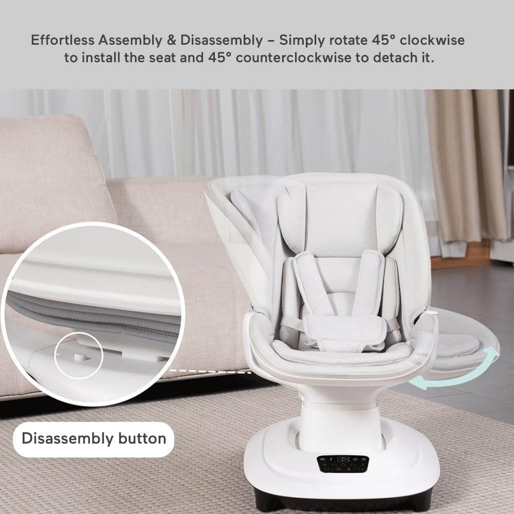 Mastela Baby Electric Rocking Chair Bed Coaxing Artifact for Newborn