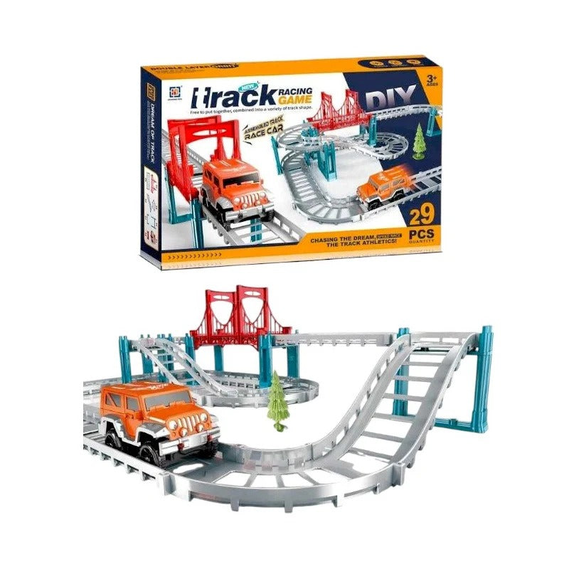 DIY 29 PCS Rail Track Racing Game - 2015-56