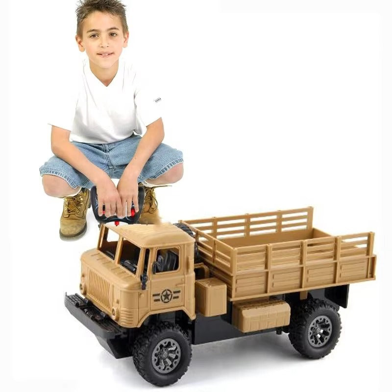 R/C Military Truck W/USB Charger - 2449B