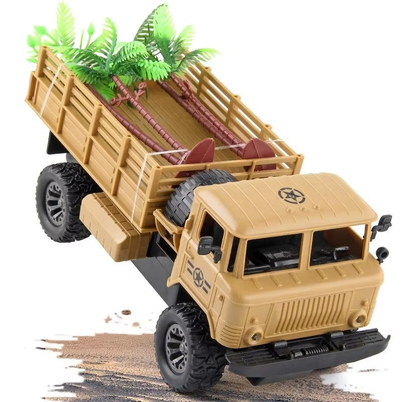 R/C Military Truck W/USB Charger - 2449B