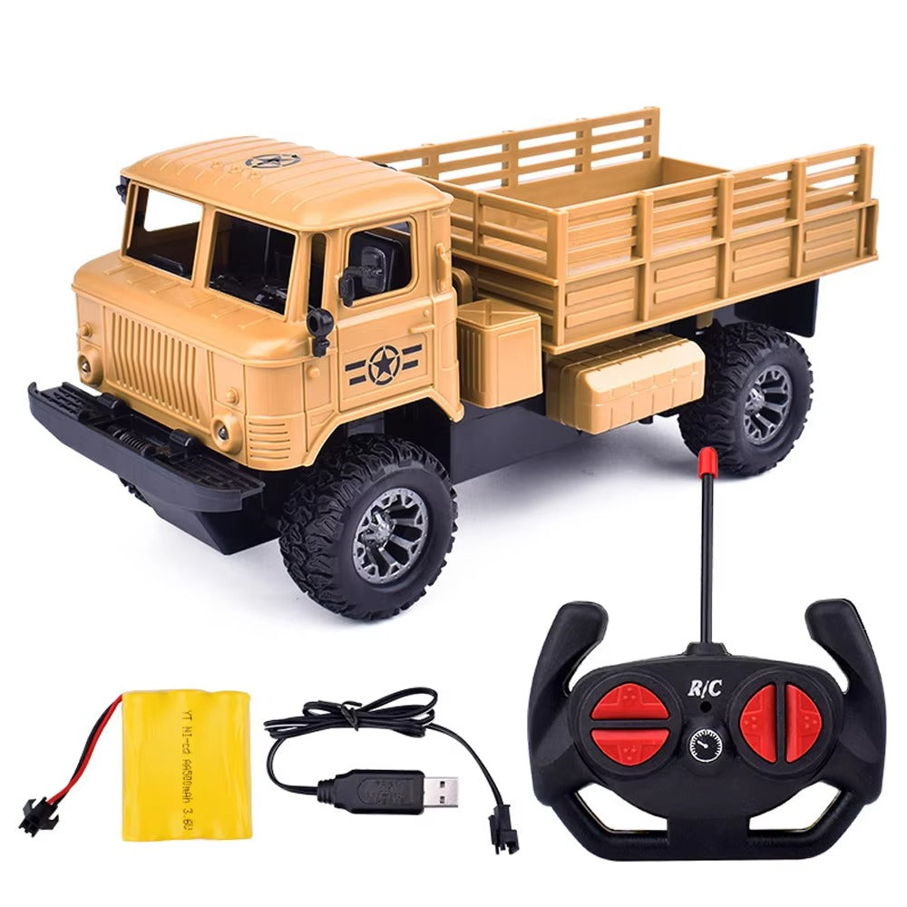 R/C Military Truck W/USB Charger - 2449B