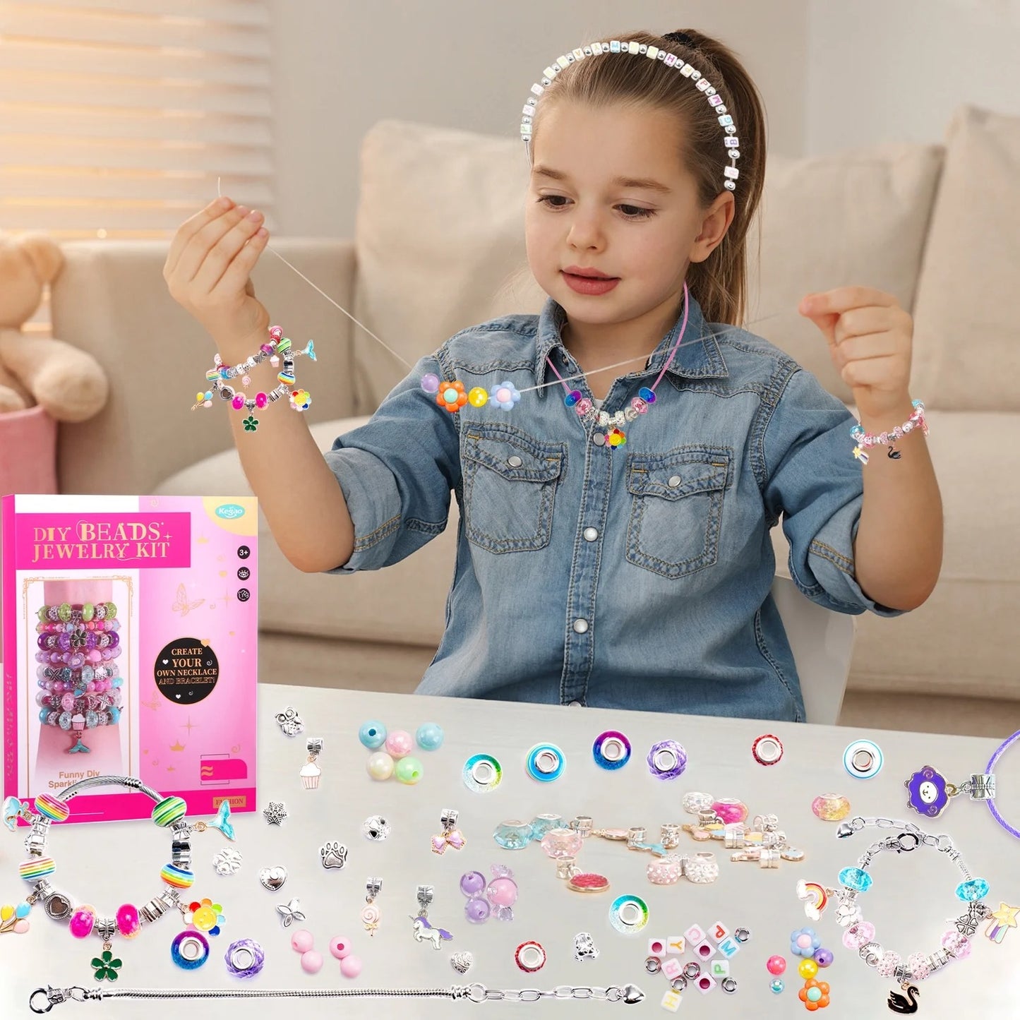 DIY Beads Jewelery Set - 808-16