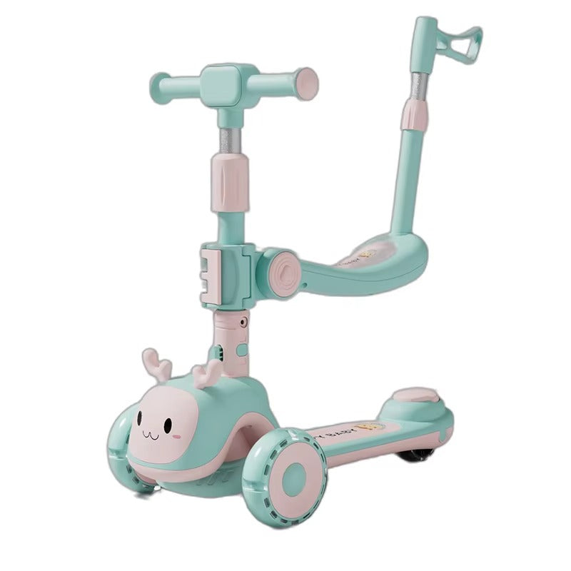 3-in-1 Multifunctional Kids Scooty  - BZ-S-888