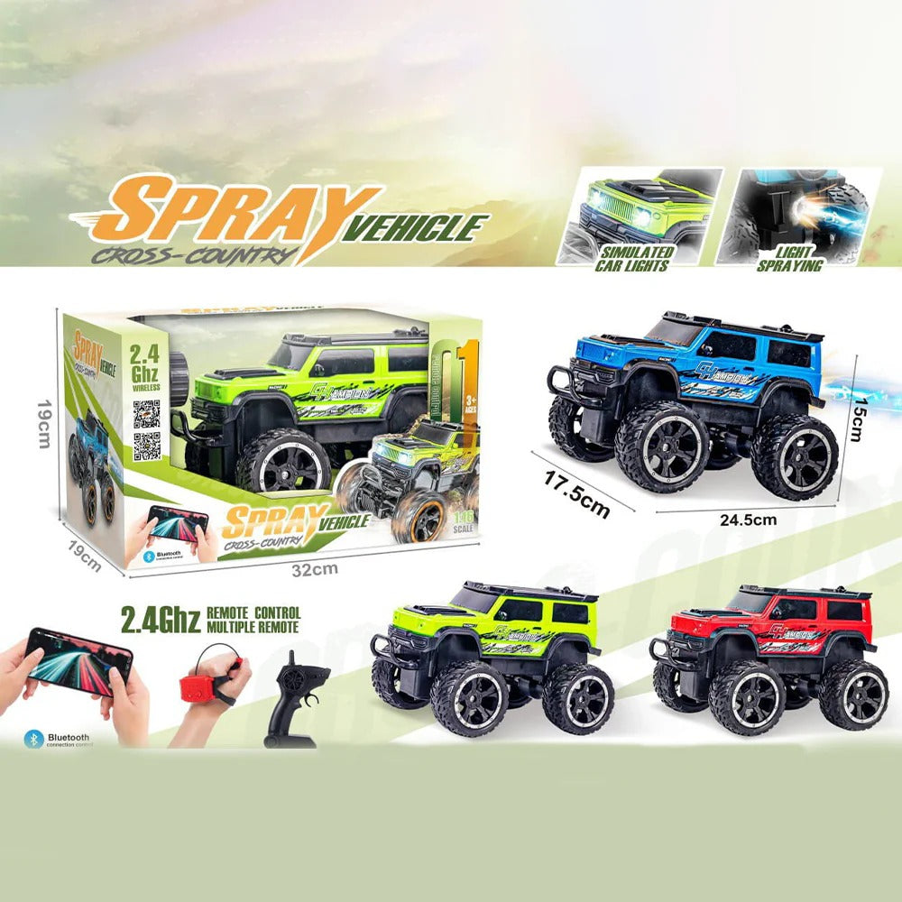 R/C Jeep W/Mist Spray & Battery (5ch)-123-41A