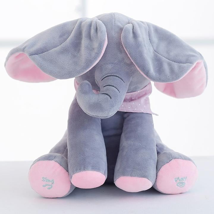 BT58-Peek-A-Boo Musical Singing Elephant Toy