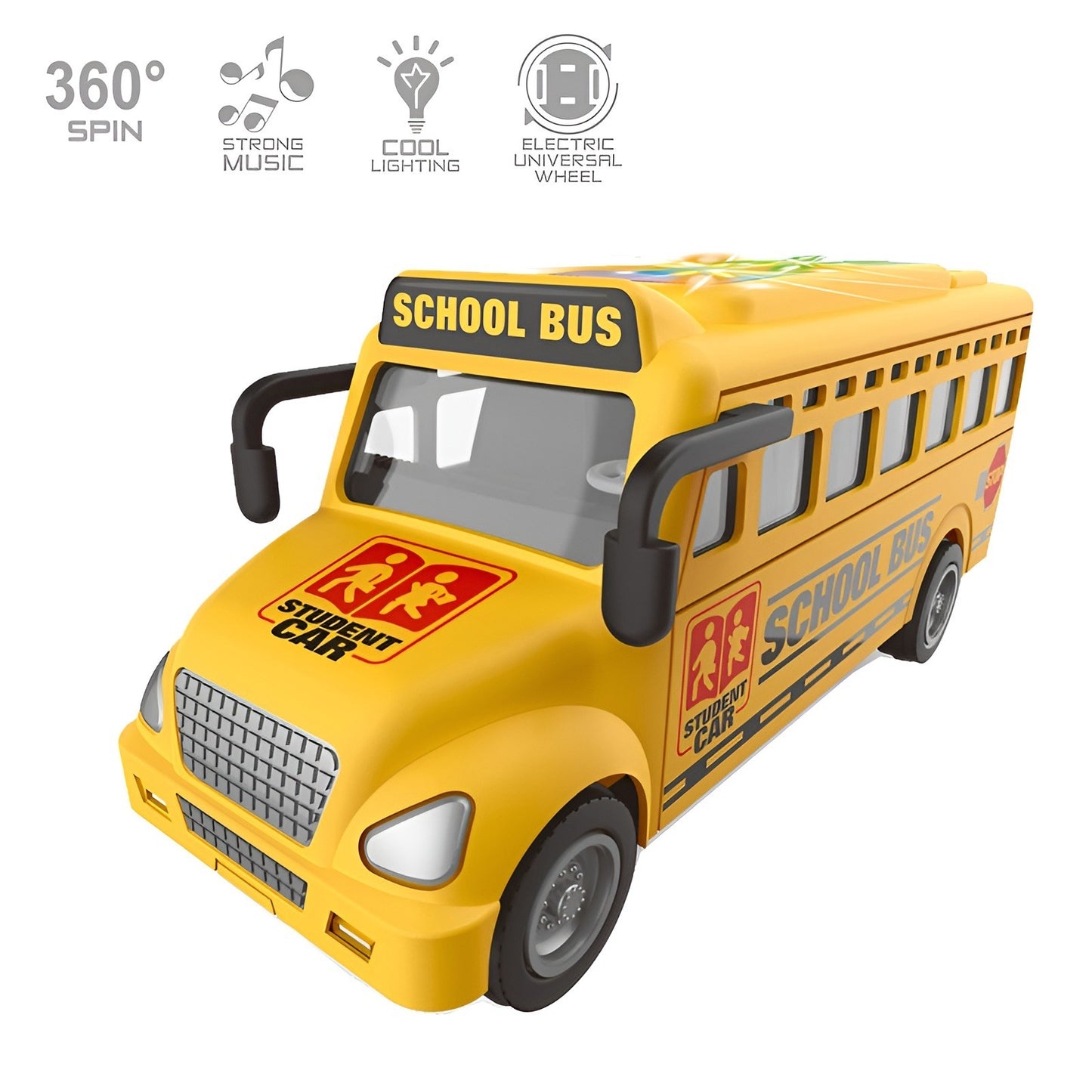 School Bus W/ Light & Music - A422-1Y