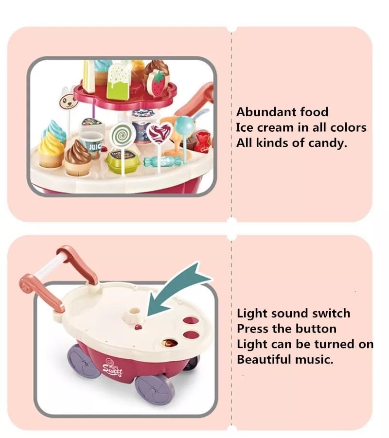 Ice Cream Cart Play Set - 3942