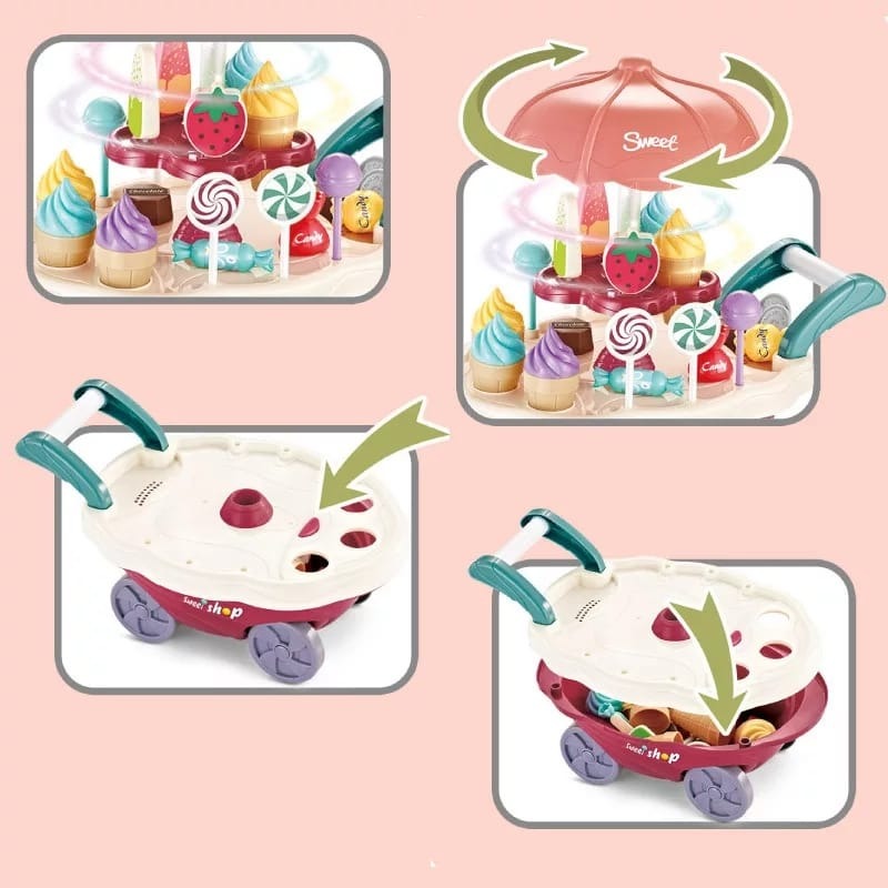 Ice Cream Cart Play Set - 3942