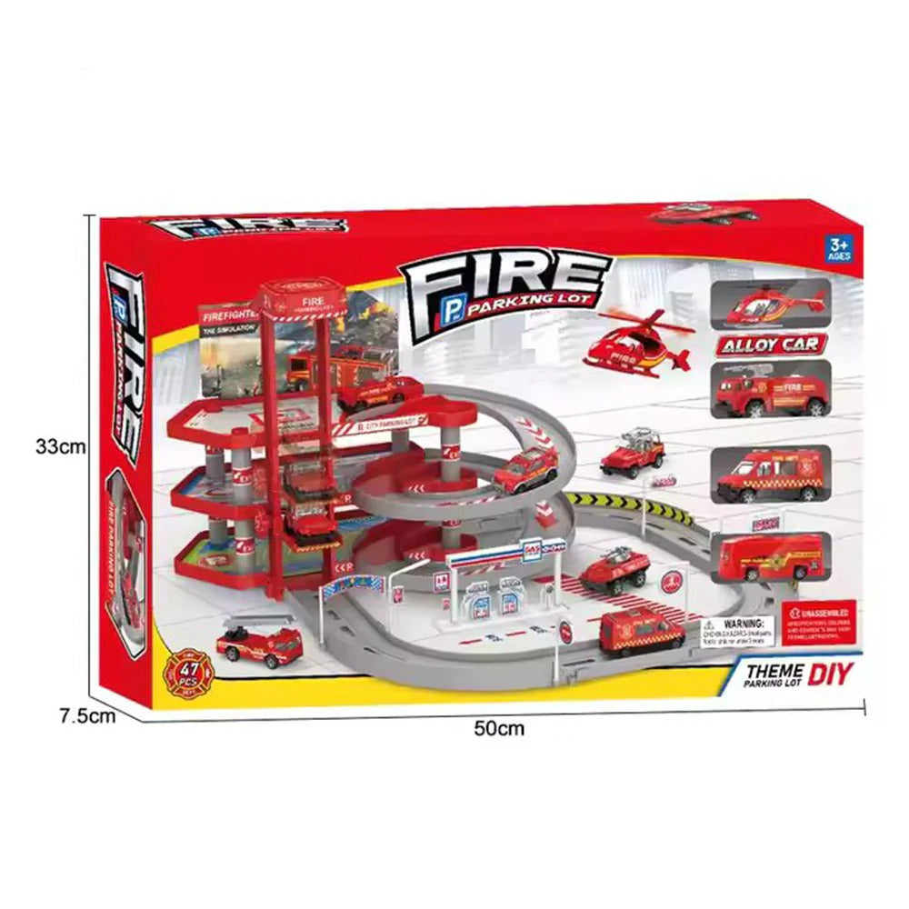 Fire Parking Lot Track Set - 5599-136A