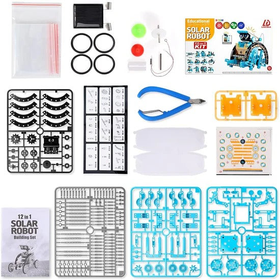 DIY B/o 12 in 1 Solar Robot Kit-1232-67