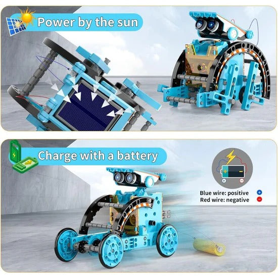 DIY B/o 12 in 1 Solar Robot Kit-1232-67