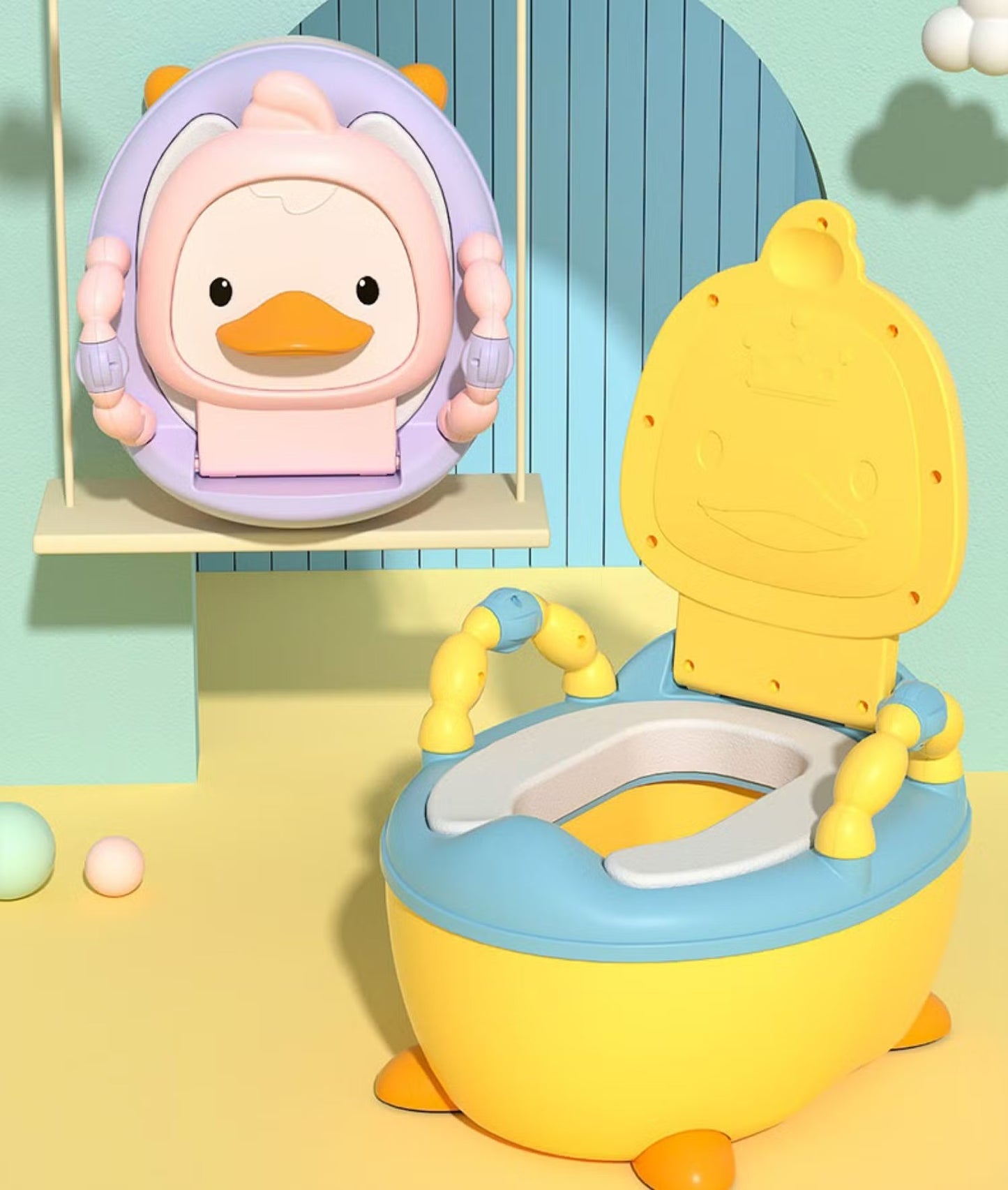 Baby Chick Potty Training Seat - Fiber - 8946