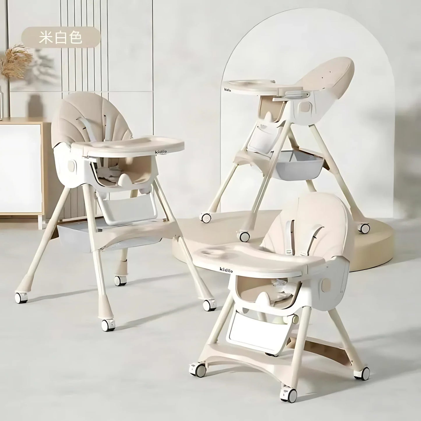 Kidilo 3-in-1 High Chair Multifunctions-BZ-8131