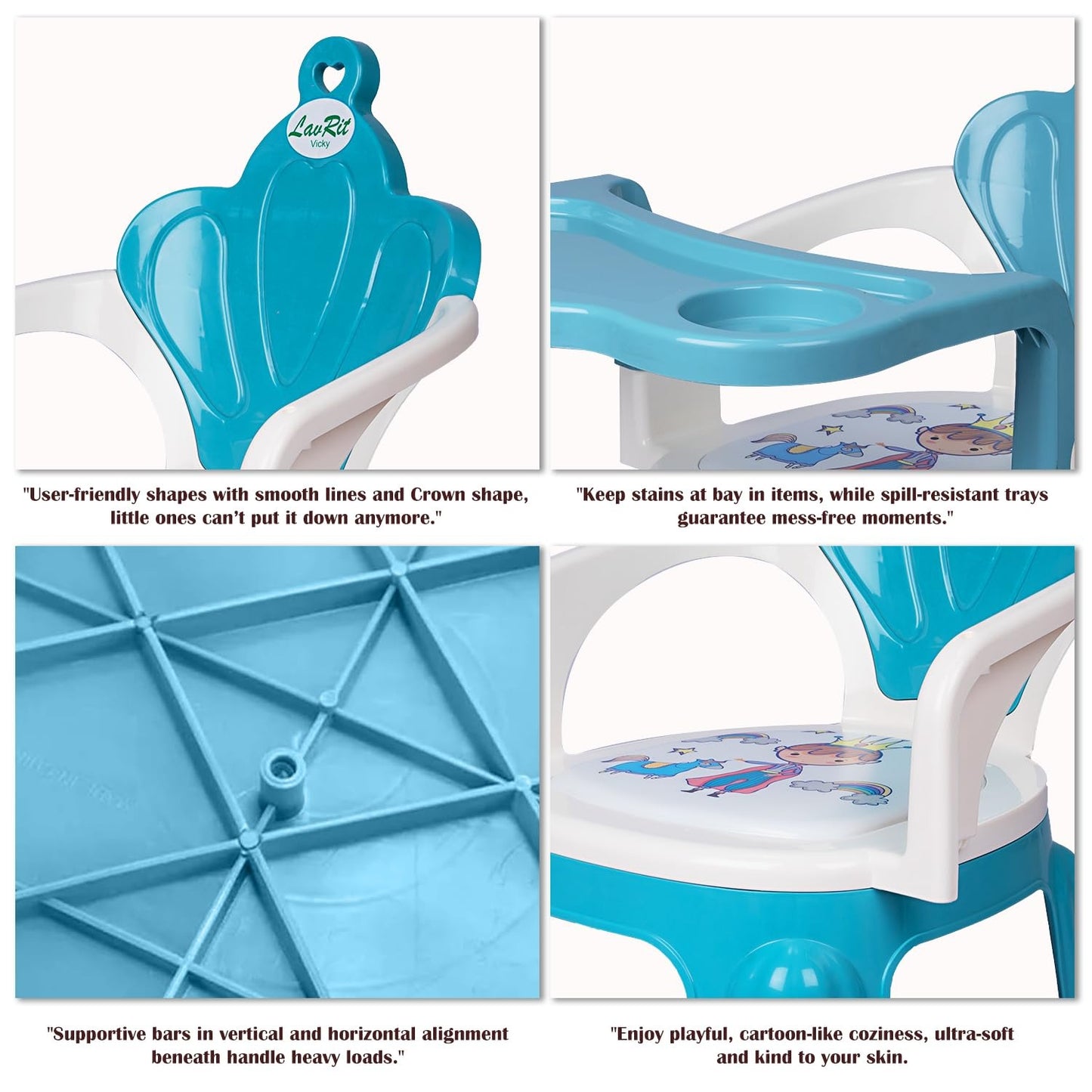 Baby Feeding Chair + Booster-Crown