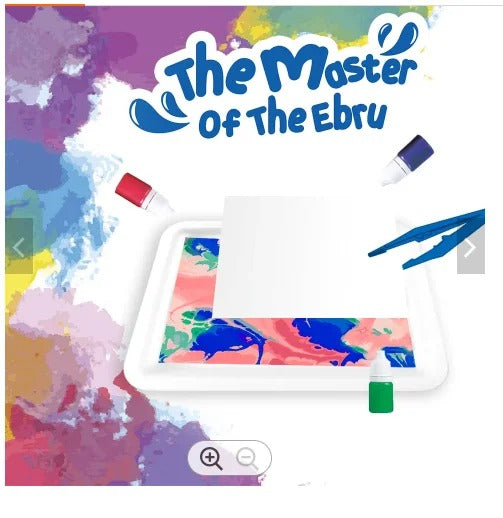The Master Of The Ebru Water Marble Painting - YS12A