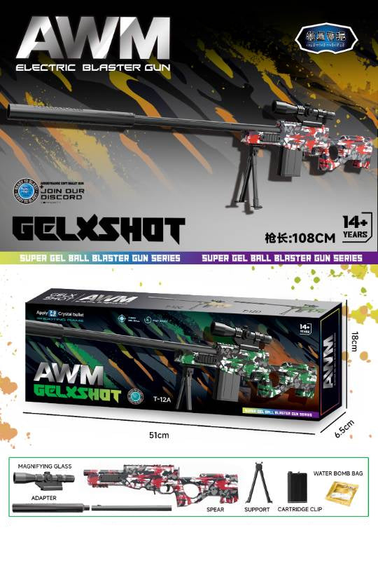 AWM Gelxshot Blaster Gun-T12B