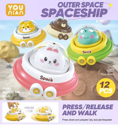 Press/Release and Walk Space Theme Toy - 661A-13
