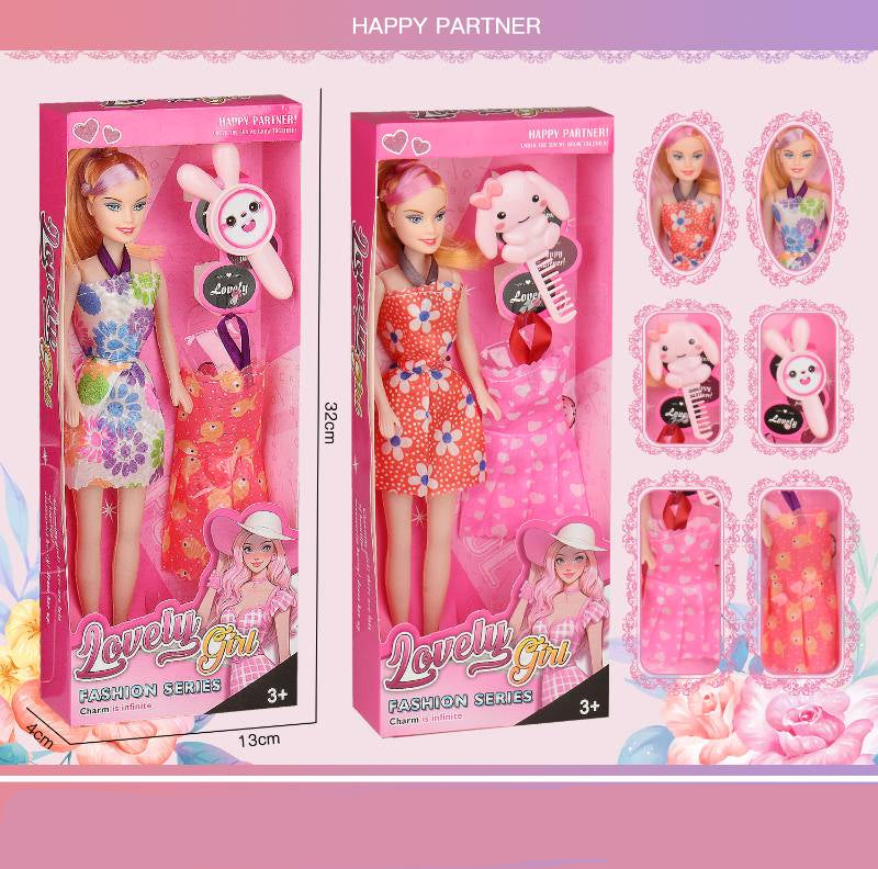 11.5" Doll Set & Accessories (SOFT BODY) - 2413A