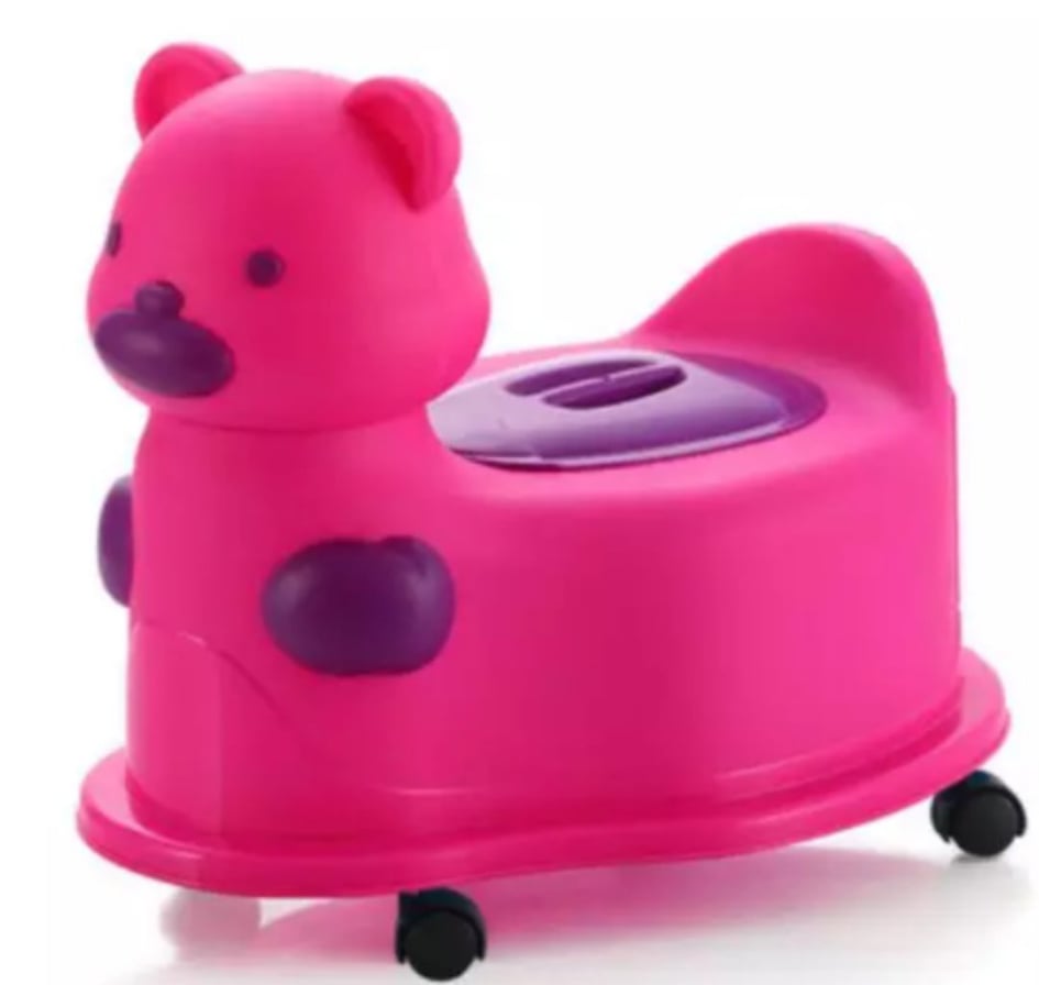 Baby Potty Seat Bear Shape Pink-BZ-P104S