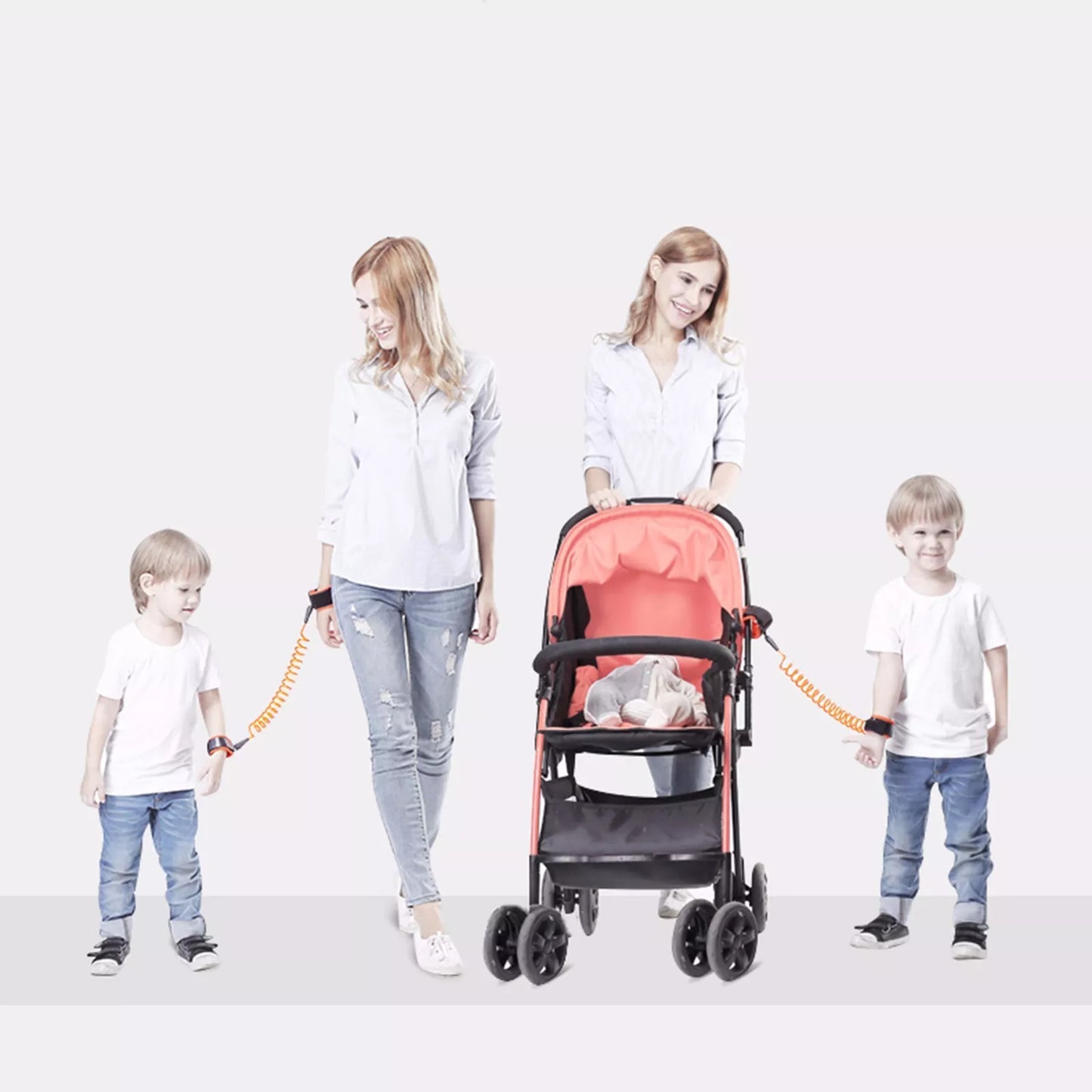 BA85-Baby Child Anti Lost Safety Wrist Strap