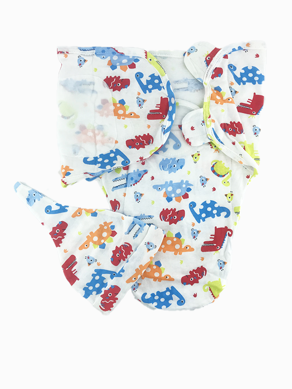 SHT176-Swaddle with Cap