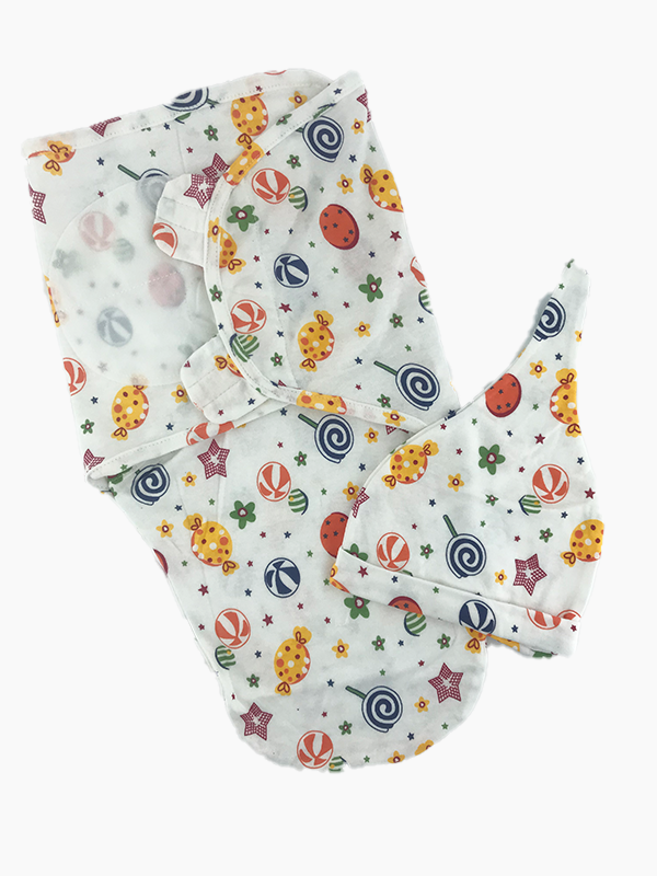 SHT176-Swaddle with Cap