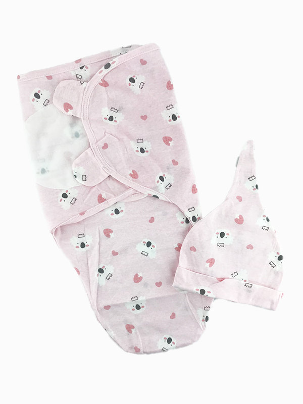 SHT176-Swaddle with Cap