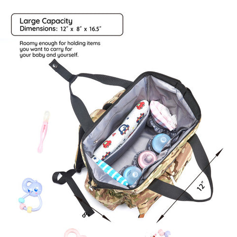 DB189-Little & Luke Bag w/ Hooks-Camouflage