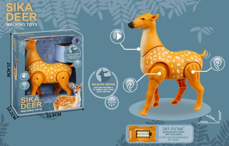 B/o Sika Deer W/ Light& Music 333-54