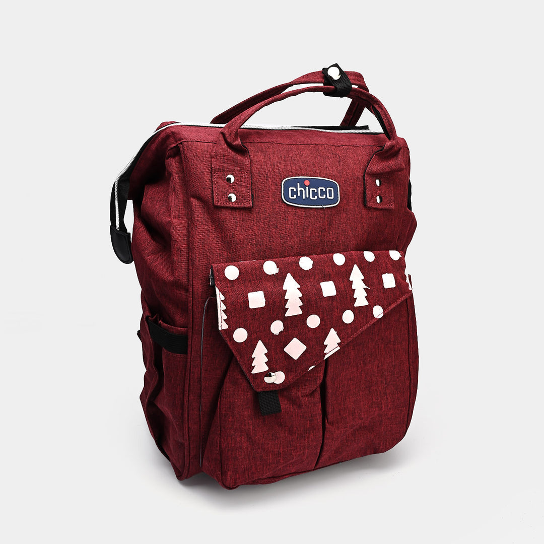 DB227-Chicco Tas Backpack For Mothers-RED