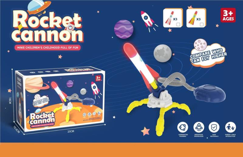 Foam Rocket Cannon Toy Pump Launcher - ME-208