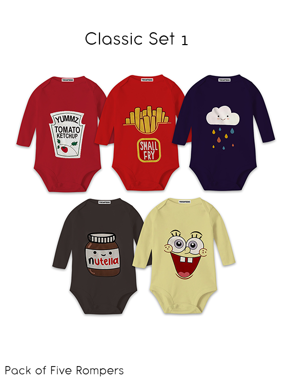 Pack of 5 Eid Rompers