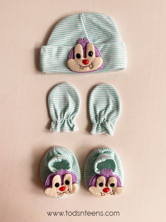 GP1-Cap + Mittens + Booties