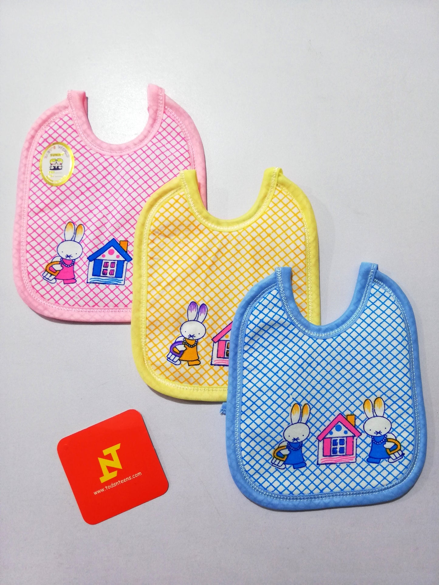 Pack of 3 Baby Foamy Bibs