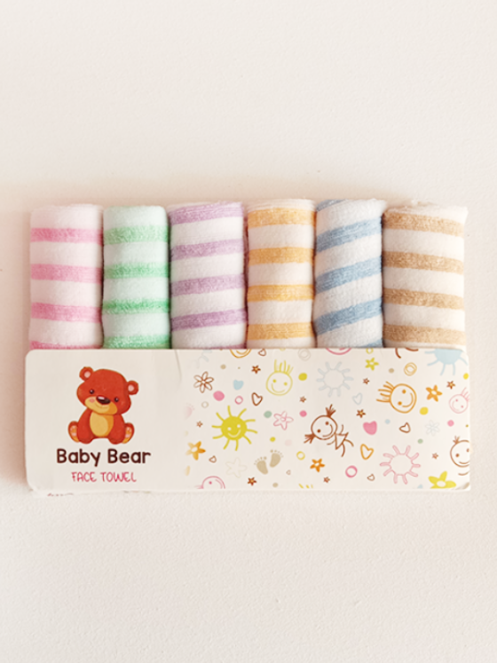 Pack of 6 Baby Face Towels