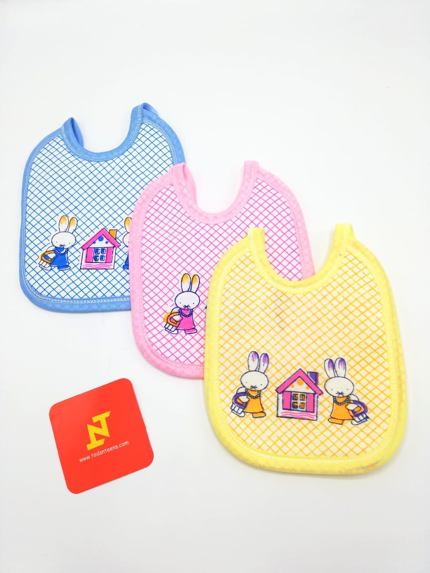 Pack of 3 Baby Foamy Bibs
