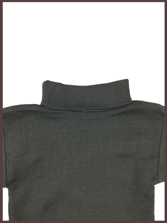 Black Baby Turtle Neck