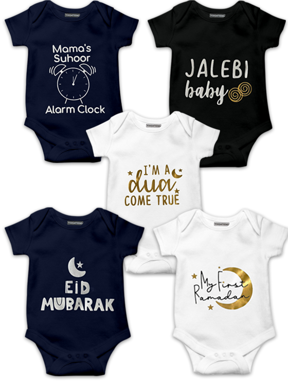 Pack of 5 Eid Rompers